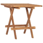 Set da Pranzo da Giardino Pieghevole 3 pz in Massello di Teak