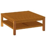 Set Divani da Giardino 6 pz con Cuscini Crema in Legno Acacia