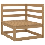 Set Divani da Giardino 7 pz con Cuscini Legno Massello di Pino