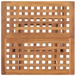 Set da Pranzo da Giardino Pieghevole 3 pz in Massello di Teak