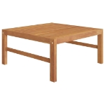 Set Divani da Giardino 5pz Cuscini Grigi Legno Massello di Teak