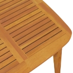 Set Mobili da Pranzo per Giardino 3 pz Legno Massello di Acacia