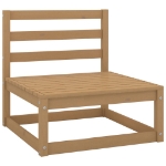 Set Divani da Giardino 10 pz con Cuscini Legno Massello di Pino