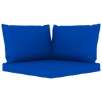 Set Divani da Giardino 9 pz con Cuscini Blu