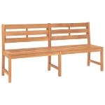 Set da Pranzo per Giardino 5 pz in Legno Massello di Teak