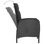 Set Mobili da Pranzo per Giardino 5 pz Nero