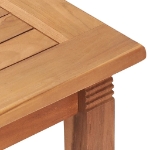 Set da Pranzo da Giardino 9 pz con Cuscini in Legno di Teak