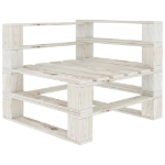 Set Divani da Giardino su Pallet 6 pz con Cuscini Neri in Legno