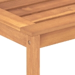 Set da Pranzo per Giardino 5 pz in Legno Massello di Teak