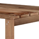 Divano da Giardino Pallet 3 Posti con Cuscini Rossi Legno Pino