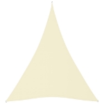 Parasole a Vela Oxford Triangolare 3x4x4 m Crema