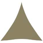 Parasole a Vela Oxford Triangolare 4x5x5 m Beige