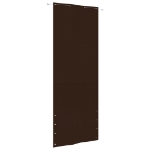 Paravento per Balcone Marrone 80x240 cm in Tessuto Oxford