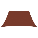 Parasole a Vela in Tela Oxford a Trapezio 3/4x3 m Terracotta