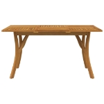 Tavolo da Giardino 150x90x75 cm Legno Massello di Acacia