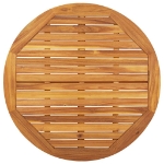 Tavolo Da Giardino 85x85x75 cm in Legno Massello di Acacia