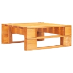 Set Divani in Pallet con Cuscini 6 pz in Pino Impregnato Miele