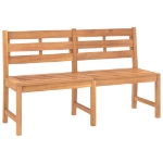 Set da Pranzo per Giardino 3 pz in Legno Massello di Teak