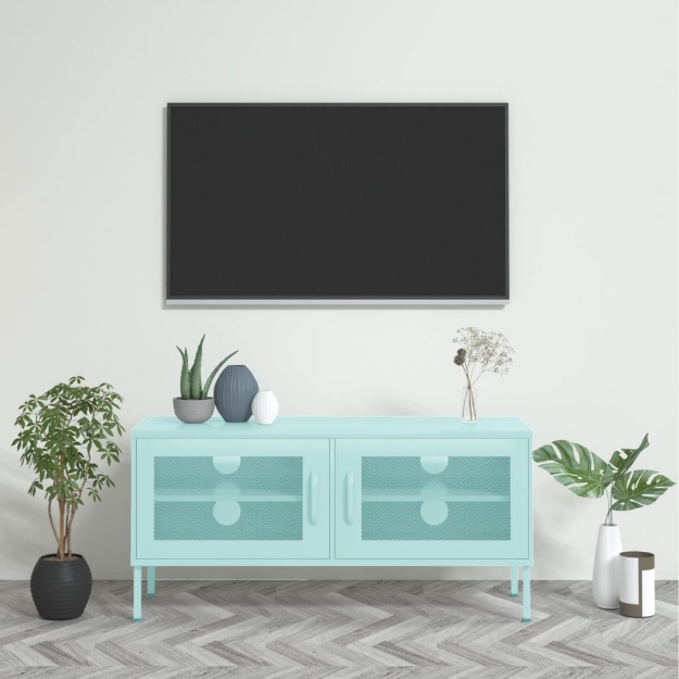 Mobile TV Menta 105x35x50 cm in Acciaio