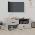 Mobile per TV Grigio Cemento 100x35x40 cm Legno Multistrato