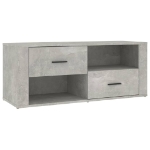 Mobile per TV Grigio Cemento 100x35x40 cm Legno Multistrato