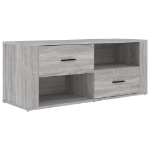 Mobile TV Grigio Sonoma 100x35x40 cm in Legno Multistrato