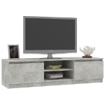 Mobile TV Grigio Cemento 140x40x35,5 cm in Truciolato