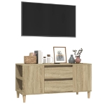 Mobile Porta TV Rovere Sonoma 102x44,5x50 cm Legno Multistrato