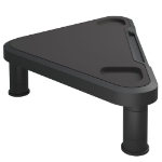 Supporto per Monitor Nero 49x28x10,5 cm