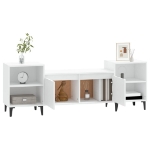 Mobile Porta TV Bianco 160x35x55 cm in Legno Multistrato