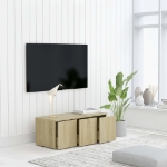 Mobile Porta TV Rovere Sonoma 80x34x30 cm in Truciolato