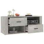 Mobile per TV Grigio Cemento 100x35x40 cm Legno Multistrato