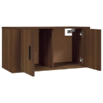 Mobili Porta TV a Parete 3 pz Rovere Marrone 80x34,5x40 cm