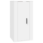 Set Mobili Porta TV 3 pz Bianco in Legno Multistrato