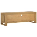 Mobile Porta TV 110x30x35 cm in Legno Massello di Teak