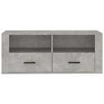 Mobile per TV Grigio Cemento 100x35x40 cm Legno Multistrato