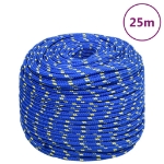 Corda Nautica Blu 10 mm 25 m in Polipropilene