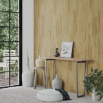 Pannelli da Parete Effetto Legno Marrone PVC 2,06 m²