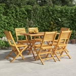 Sedie da Giardino Pieghevoli 6pz 47x62x90cm Legno Massello Teak