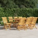 Sedie da Giardino Pieghevoli 8pz 47x63x90cm Legno Massello Teak