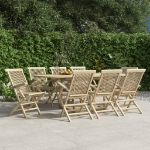 Sedie Giardino Pieghevoli 8pz Grigie 56x61x89 cm Massello Teak