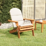 Sedia Adirondack da Giardino con Cuscini Legno Massello Acacia