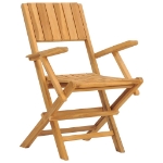 Sedie da Giardino Pieghevoli 2pz 55x61x90cm Legno Massello Teak