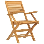 Sedie da Giardino Pieghevoli 2pz 55x62x90cm Legno Massello Teak