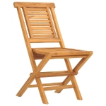 Sedie da Giardino Pieghevoli 4pz 47x63x90cm Legno Massello Teak