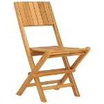 Sedie da Giardino Pieghevoli 4pz 47x61x90cm Legno Massello Teak