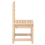 Sedie da Giardino 2pz 40,5x48x91,5 cm Legno Massello di Pino