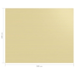 Tappeto da Tenda 400x500 cm Beige