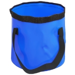 Secchi Pieghevoli 2 pz Blu 30 L in PVC