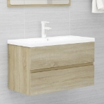 Mobile Sottolavabo Rovere Sonoma 80x38,5x45 cm in Truciolato